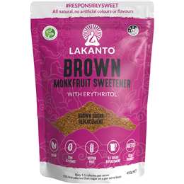 Lakanto Monkfruit Sweetener Brown 450g