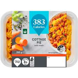 Woolworths Cottage Pie With Sweet Potato Mash 350g