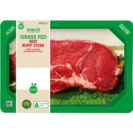 Macro Grass Fed Beef Rump Steak 300g