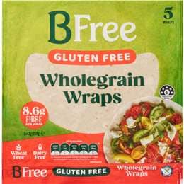Bfree Wholegrain Wraps 5 pack