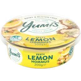Yumi's Hommus Zesty Lemon 200g