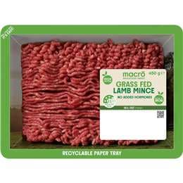 Macro Grass Fed Australian Lamb Mince 450g