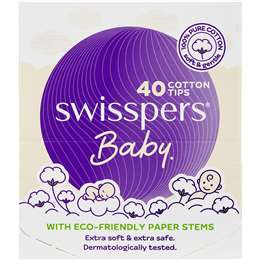 Swisspers Baby Cotton Tips 40 pack