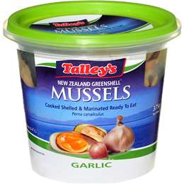 Talley's Chilled Mussels Marinated Garlic 375g