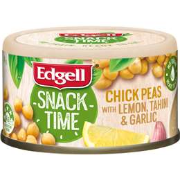Edgell Snack Time Chickpeas With Lemon Tahini & Garlic 70g
