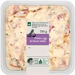 Woolworths Potato Egg & Bacon Salad 750g