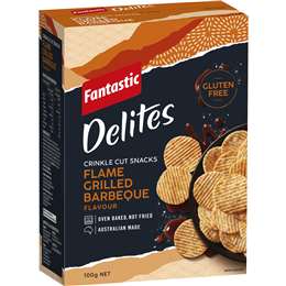 Fantastic Delites Snacks Flame Grilled BBQ 100g