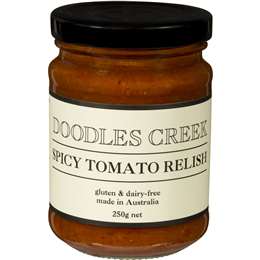Doodles Creek Spicy Tomato Relish 250g