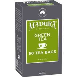 Madura Green Tea Bags 50 pack