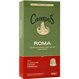 Campos Roma Coffee Capsules 10 pack