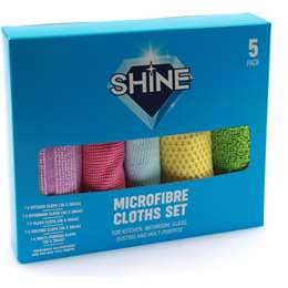 Shine Microfibre Cloth Set 5 pack