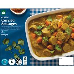 Woolworths Curried Sausages 800g
