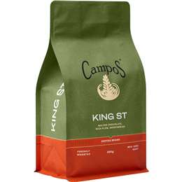 Campos King St Coffee Beans Creamy & Balanced Blend 500g