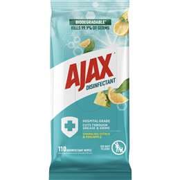 Ajax Disinfectant Wipes Sparkling Citrus & Pineapple 110 pack