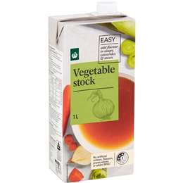 Woolworths Vegetable Liquid Stock 1L
