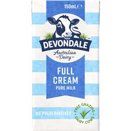 Devondale Pure Full Cream Long Life Milk 150mL