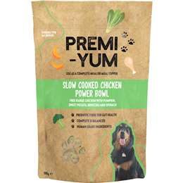 Premi-Yum Slow Cooked Chicken Power Bowl Dog Food 500g