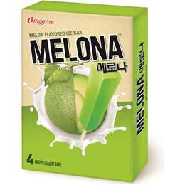 Binggrae Melona Melon Flavoured Ice Bars 4 pack