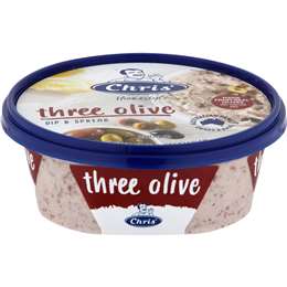 Chris' Dips Three Olive 200g
