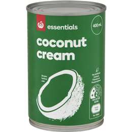 Woolworths Essentials Coconut Cream 400mL