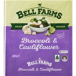 Bell Farms Frozen Broccoli & Cauliflower 500g