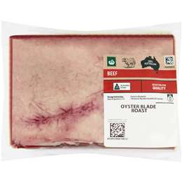 Woolworths Beef Oyster Blade Roast 450g - 1.25kg
