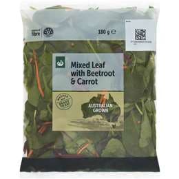 Woolworths Mixed Leaf With Beetroot & Carrot 180g