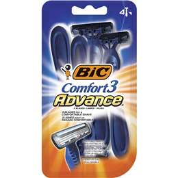 BIC Comfort 3 Advance Shaver 4 pack