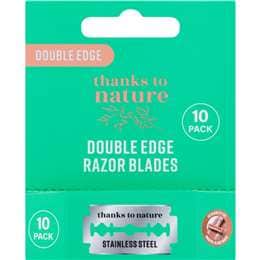 Thanks To Nature Double Edge Razor Blades 10 pack