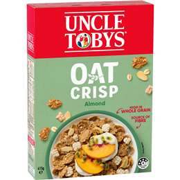 Uncle Tobys Oat Crisp Almond Breakfast Cereal 415g
