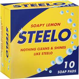Steelo Soap Sponge Pads Lemon 10 pack