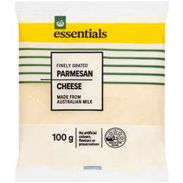 Woolworths Essentials Parmesan Cheese 100g