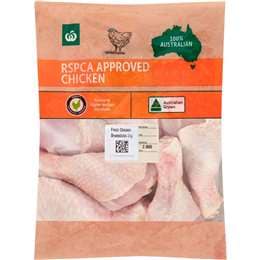 Woolworths RSPCA Approved Chicken Drumsticks 2kg