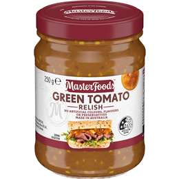 MasterFoods Relish Cafe Green Tomato 250g
