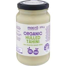 Macro Organic Hulled Tahini Spread 375g