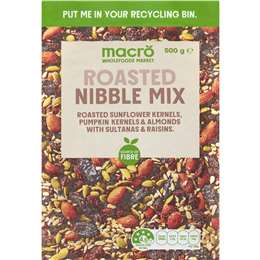 Macro Seeds Nibble Mix Roasted 500g
