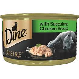 Dine Desire Succulent Chicken Grain Free Wet Cat Food Can 85g