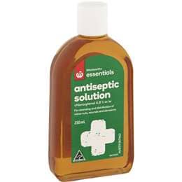 Woolworths Essentials Antiseptic Solution 250mL