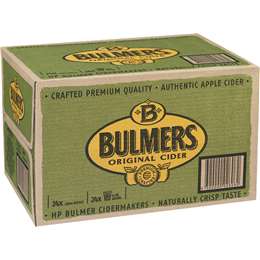 Bulmers Apple Cider Original Bottles 330mL x 24 case