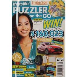 That's Life Puzzler On the Go Magazine each