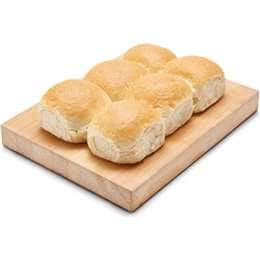 Woolworths Crusty Round Rolls 6 pack