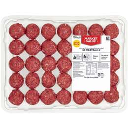 Market Value 35 Meatballs 700g