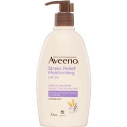Aveeno Stress Relief Moisturising Body Lotion Sensitive Skin 354mL