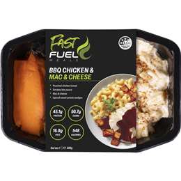 Fast Fuel BBQ Chicken & Mac & Cheese 350g
