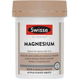 Swisse Ultiboost Magnesium Tablets 60 pack