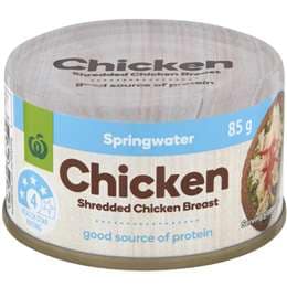 Woolworths Chicken Springwater 85g