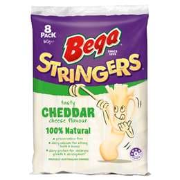 Bega Cheese Snack Stringers Cheddar 160g