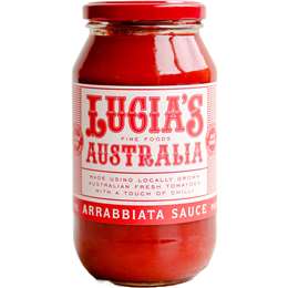 Lucia's Arrabbiata Pasta Sauce 500g