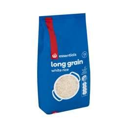 Woolworths Essentials Long Grain Rice 1kg