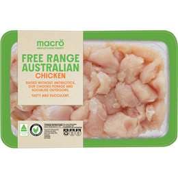 Macro Free Range Diced Chicken Breast 500g